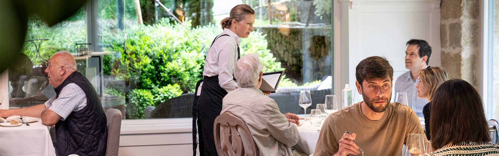 restaurant dining area